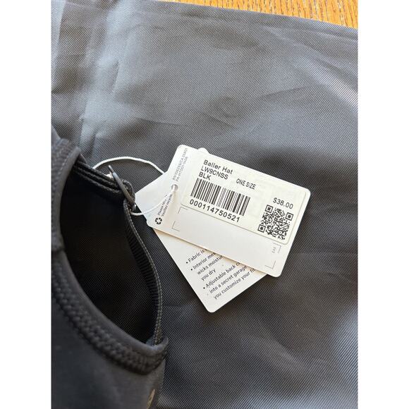 Lululemon JC 23 Limited Store Edition Baller Hat Black One Size NWT Logo Bag
